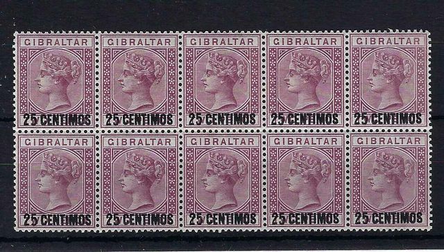 Image of Gibraltar SG 17/17a/17ab UMM British Commonwealth Stamp